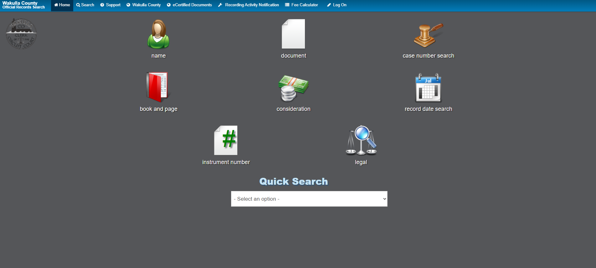 Wakulla County Clerk FL